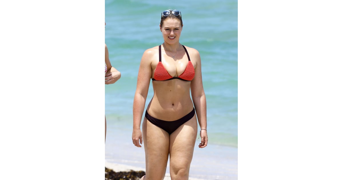 Iskra Lawrence In A Bikini On The Beach In Miami July 2016 Popsugar 3419