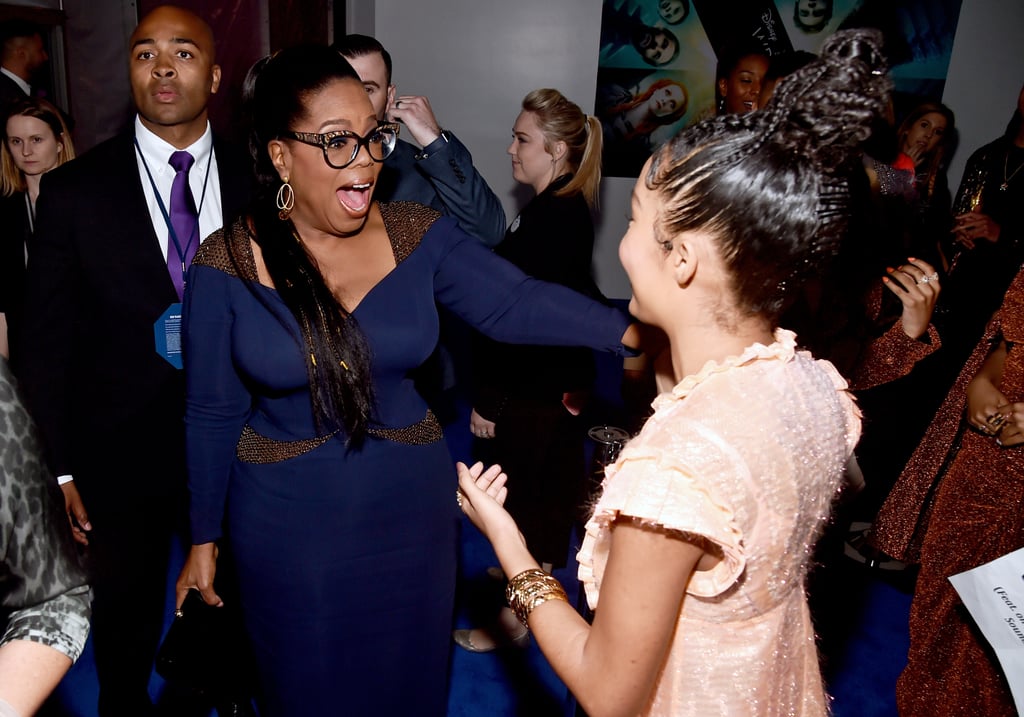 Pictured: Oprah Winfrey and Yara Shahidi