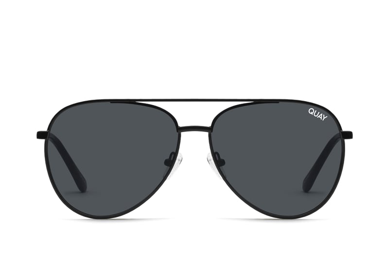 Quay x Lizzo Starry Eyed Sunglasses in Black Smoke