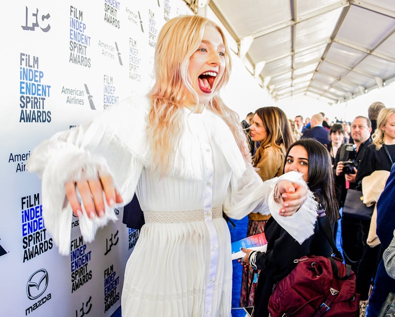 Hunter Schafer at the 2020 Spirit Awards