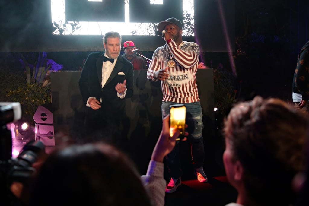 John Travolta Dancing With 50 Cent Cannes Film Festival 2018
