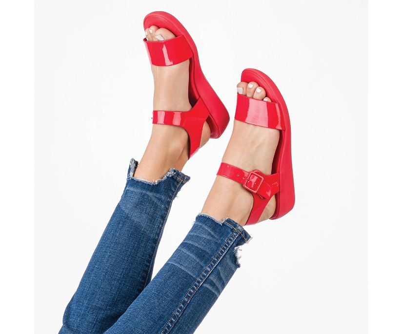 Hush Puppies Women's Brite Jells Quarter Strap Sandal