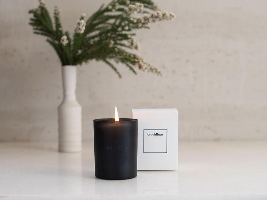Who doesn't love a great candle?
Brooklinen Scented Candle ($35)