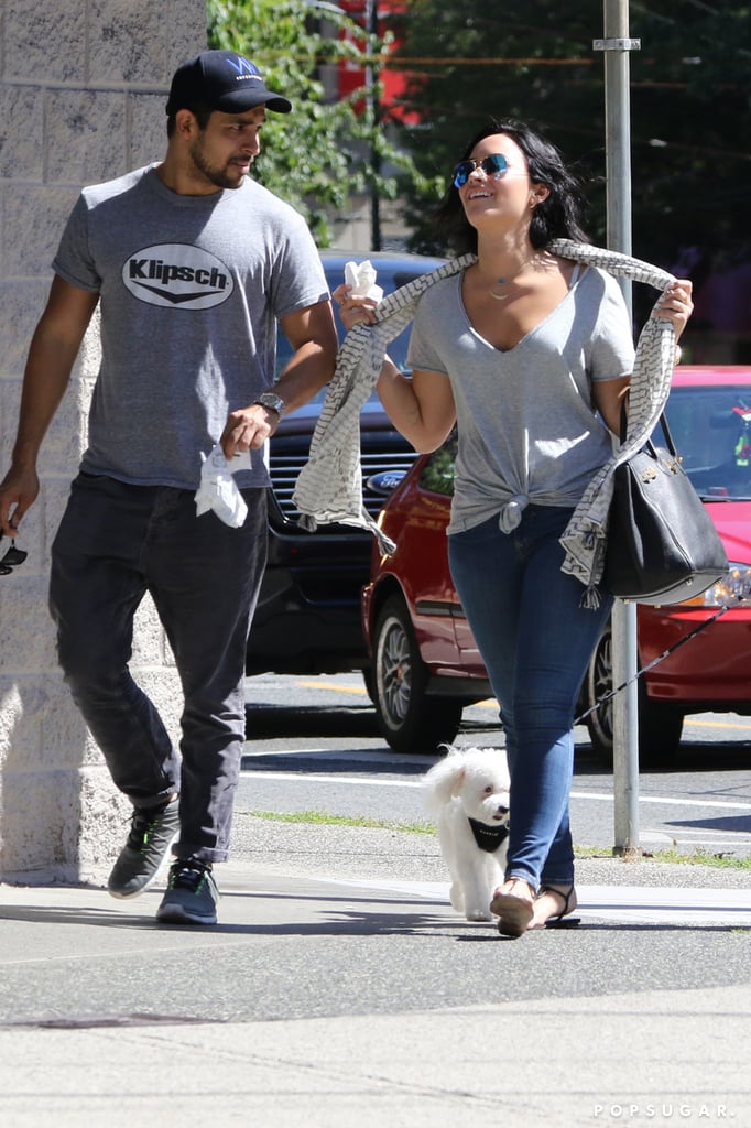 Demi Lovato and Wilmer Valderrama Hang Out in Vancouver