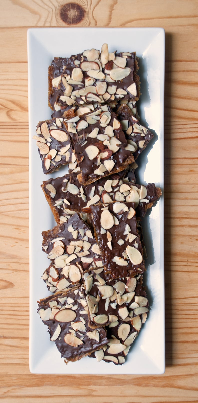 Chocolate-Almond Matzo Toffee Bark
