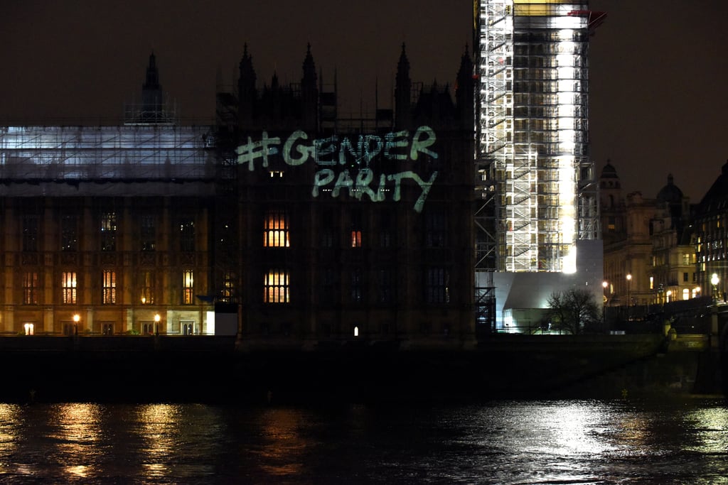 International Women's Day Projections on Parliament