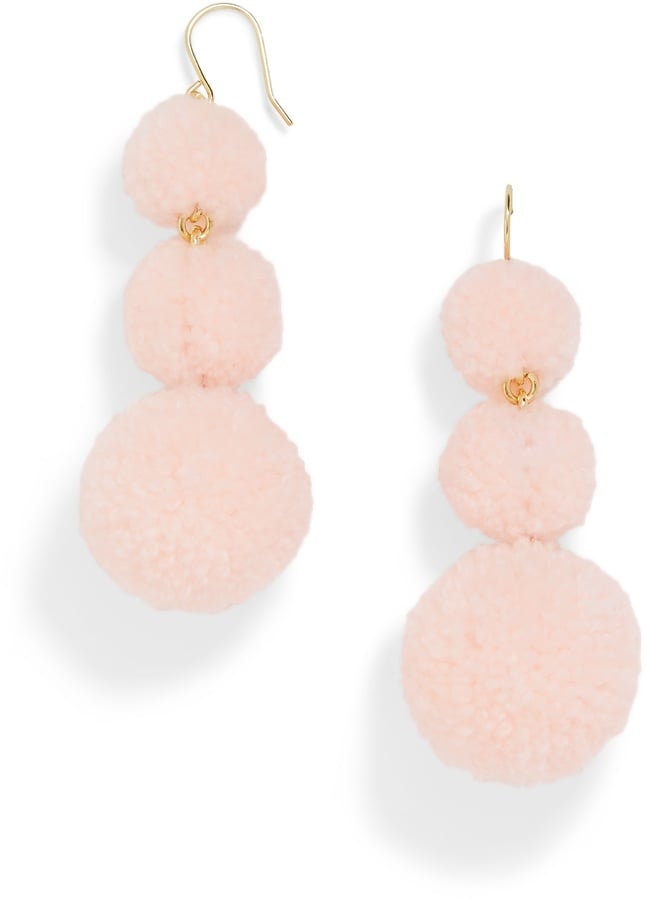 BaubleBar Pom Pom Crispin Ball Drop Earrings