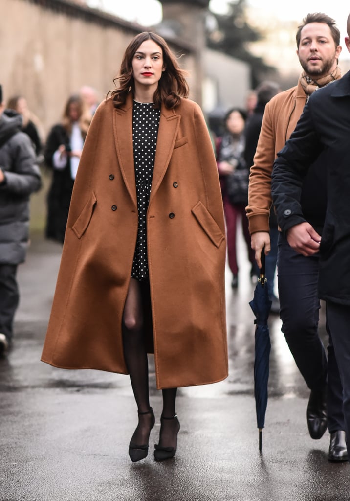 Alexa Chung's Street Style at Paris Fashion Week