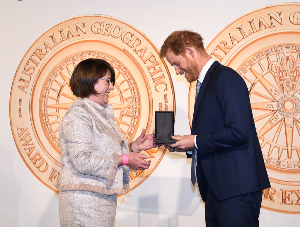 Prince Harry and Meghan Markle at Geographic Society Awards