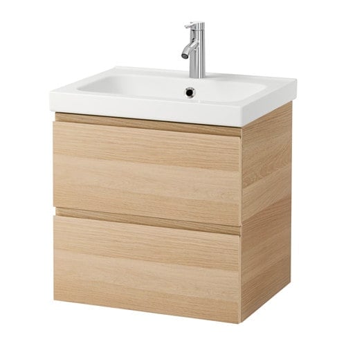 GODMORGON / ODENSVIK vanity and sink