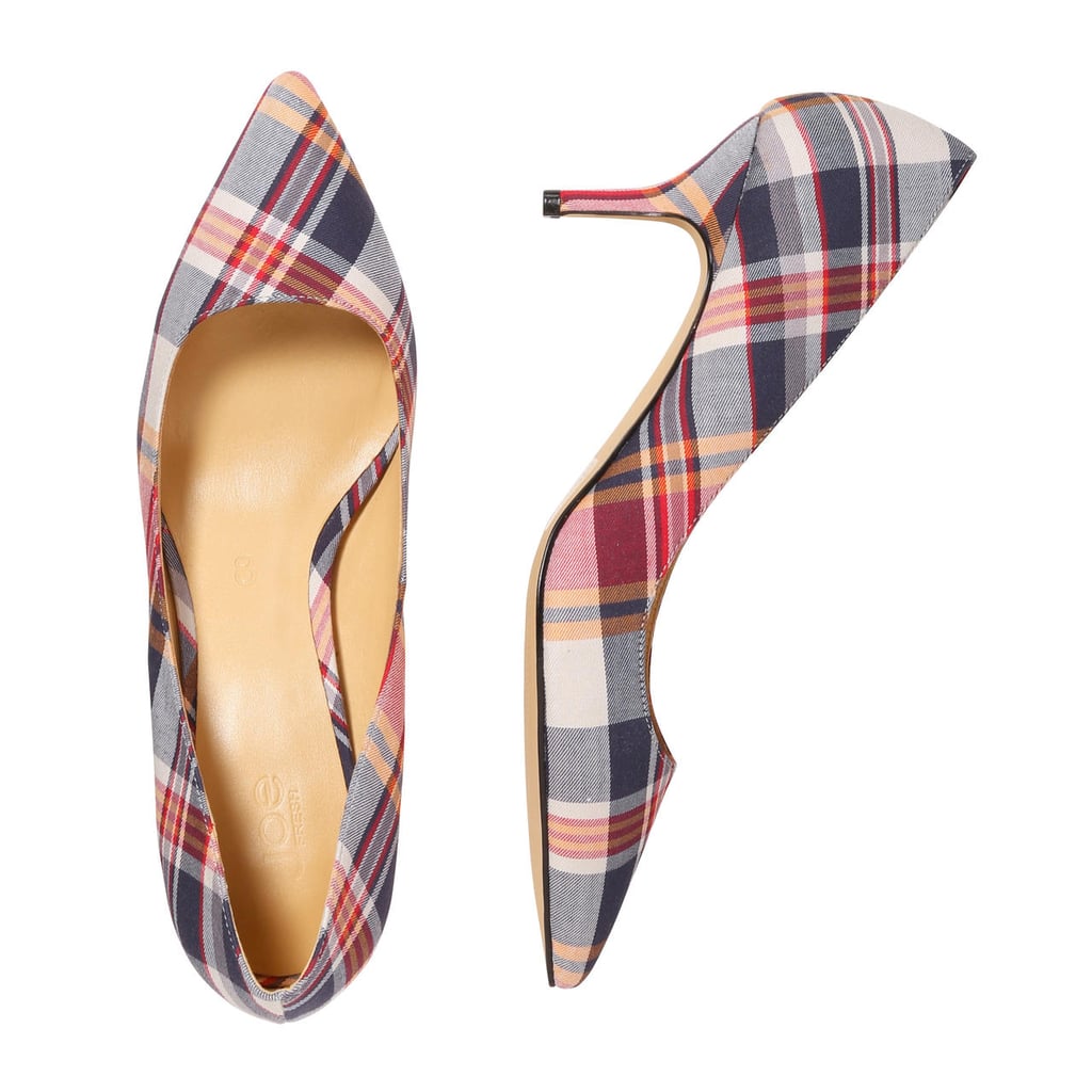 Joe Fresh Plaid-Print Pumps