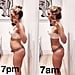 Jade Joselyn Stomach in the Morning vs. Night