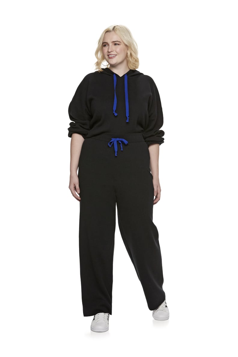Travel Hoodie and Travel Wide-Leg Lounge Pants