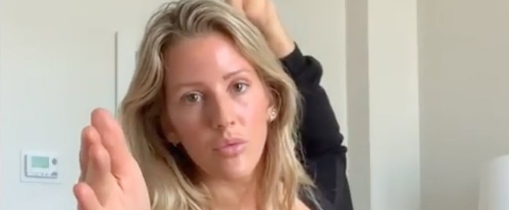 If Ellie Goulding's Morning Stretch Routine Is to Credit For Those Abs, I Need to Do It Daily