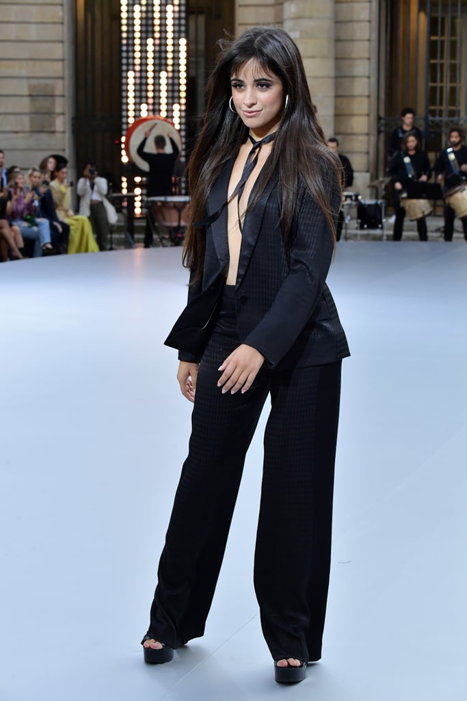 Camila Cabello Walked Paris Fashion Week in a Sexy Pantsuit