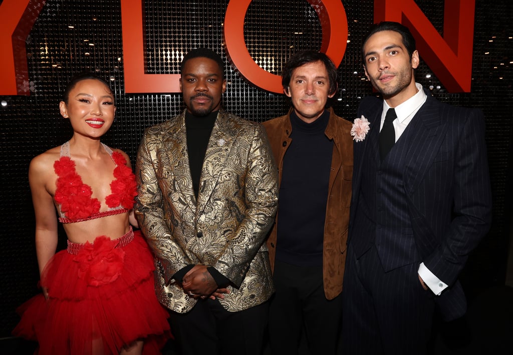 Li Jun Li, Jovan Adepo, Lukas Haas, and Diego Calva at the "Babylon" Premiere