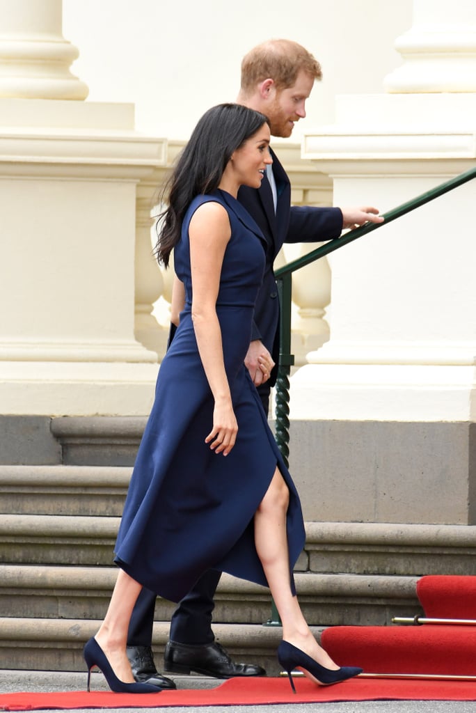 Meghan Markle Wears Dion Lee Dress October 2018