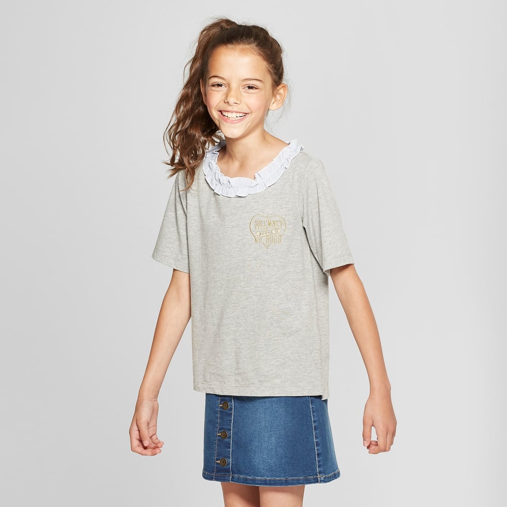 Harry Potter Ruffle Neck Short Sleeve T-Shirt