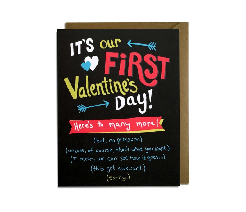 For Your First Valentine's Day: Funny First Valentine's Day Card