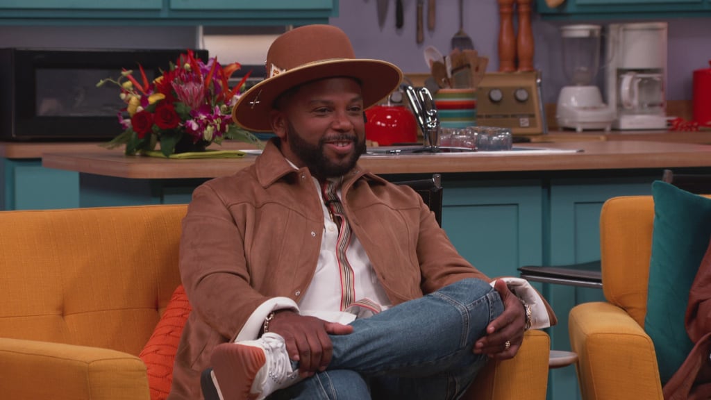 Carl Payne's Brown Fedora and Suede Jacket at "Martin: The Reunion"
