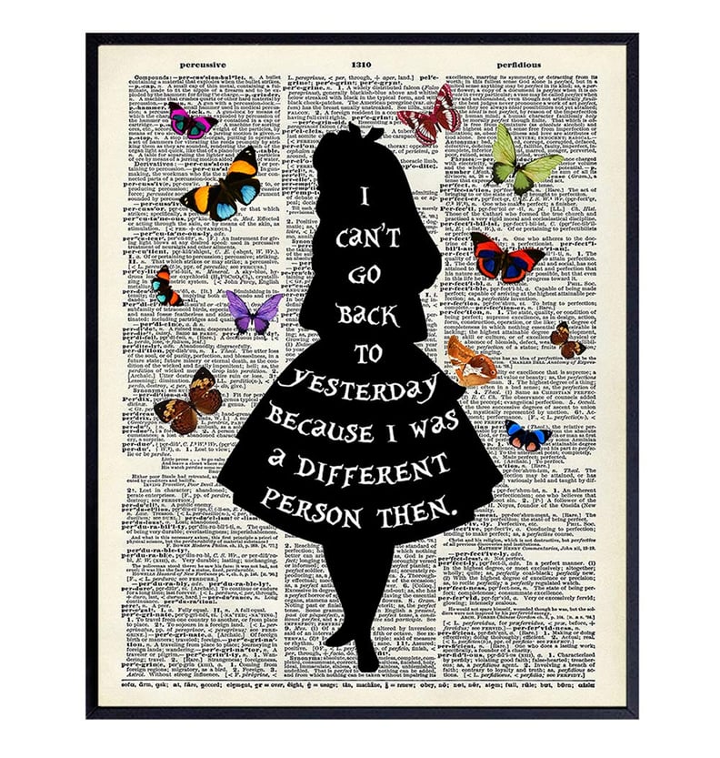 A Magical Home Decor Find: Alice in Wonderland Print