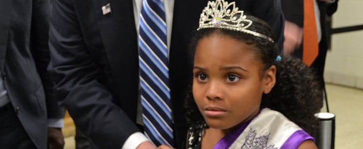 Little Miss Flint Photo With Donald Trump