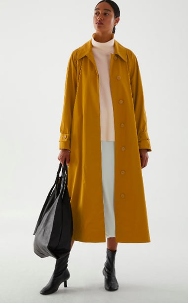 COS Organic Cotton Oversized Trench Coat