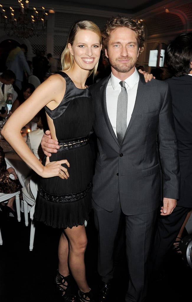 Karolina Kurkova partied in Cannes with Gerard Butler. Karolina Kurkova partied in Cannes with Gerard Butler.