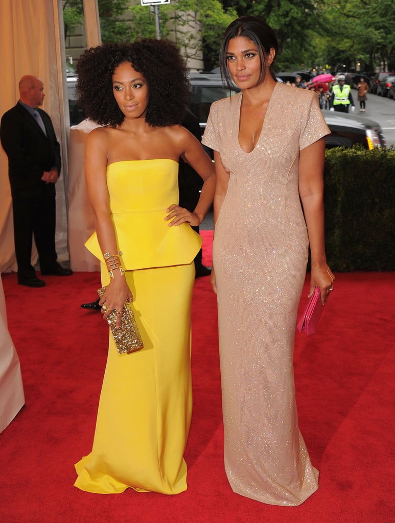 Long before Beyoncé feuded with Rachel Roy, the designer posed with her sister, Solange, at the event in 2012.