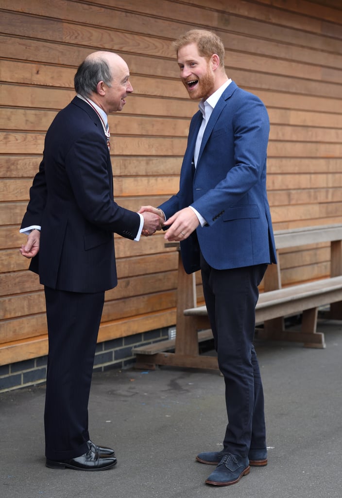 Prince Harry at St. Vincent's Catholic Primary School 2019