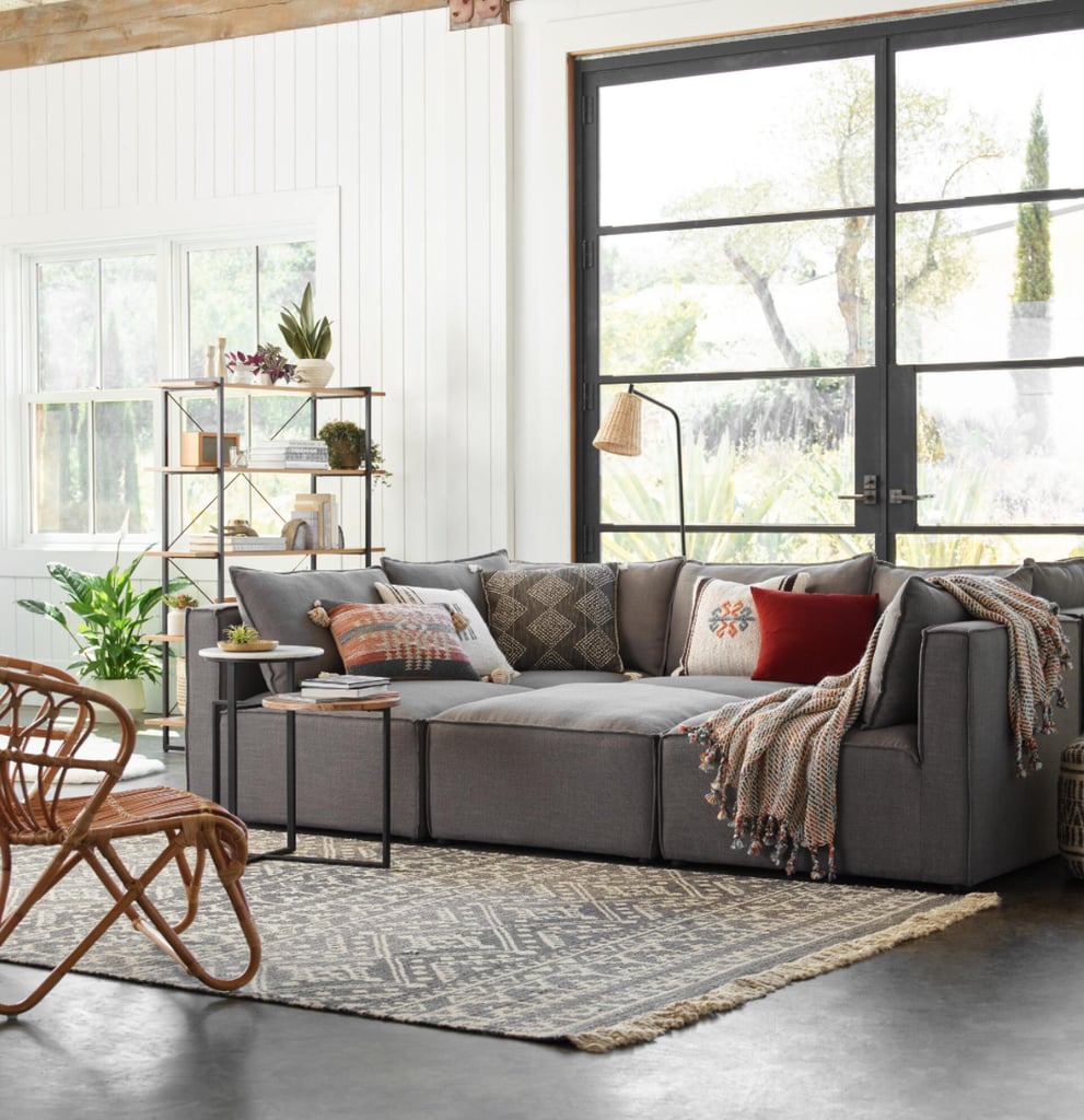 A Cool Sectional: Modway Mingle Modern 3-Piece Sectional Sofa