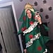 College Student Wears Christmas Tree Costume to Class