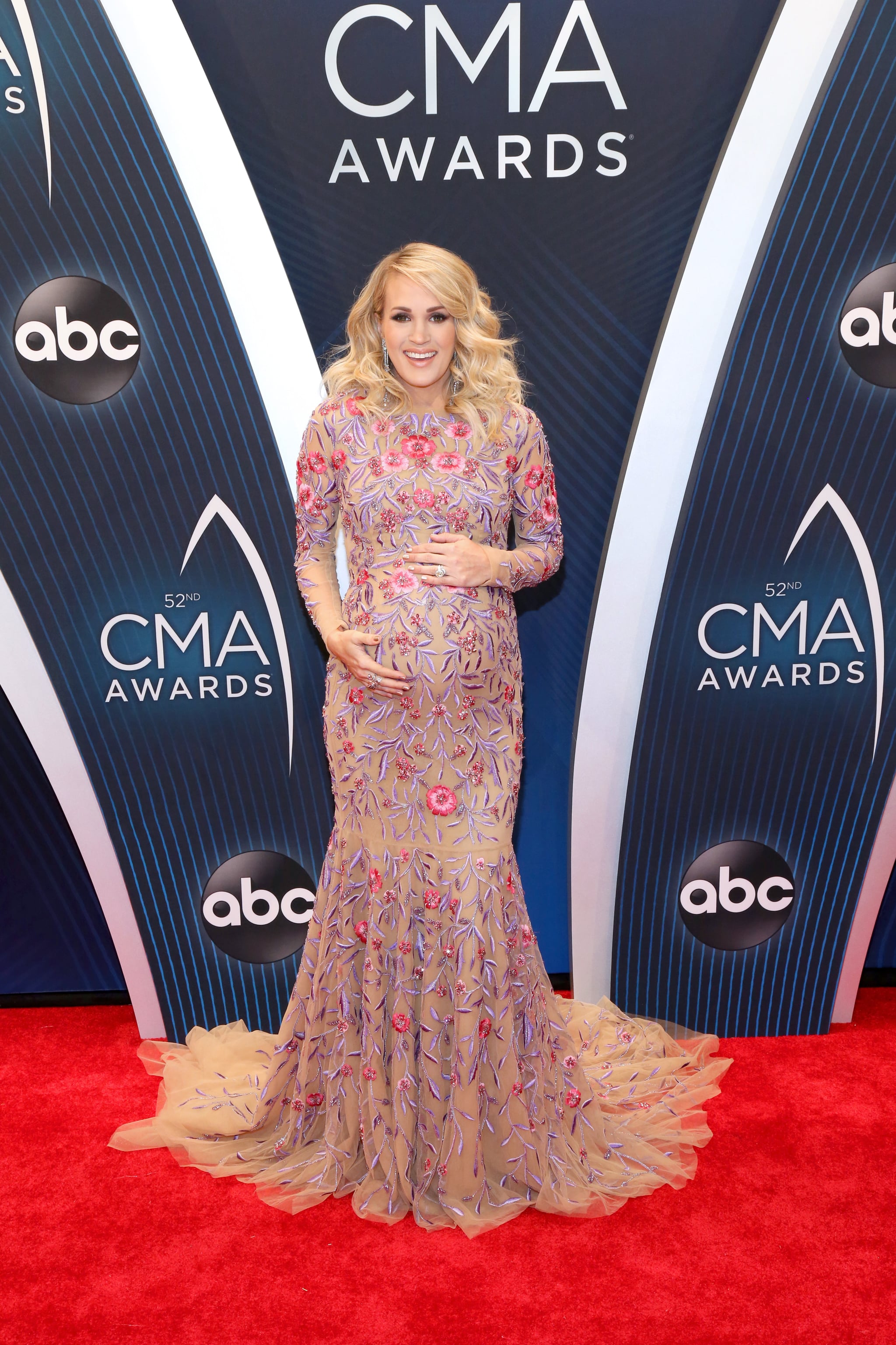 NASHVILLE, TN - NOVEMBER 14: (FOR EDITORIAL USE ONLY) Carrie Underwood attends the 52nd annual CMA Awards at the Bridgestone Arena on November 14, 2018 in Nashville, Tennessee. (Photo by Terry Wyatt/FilmMagic)