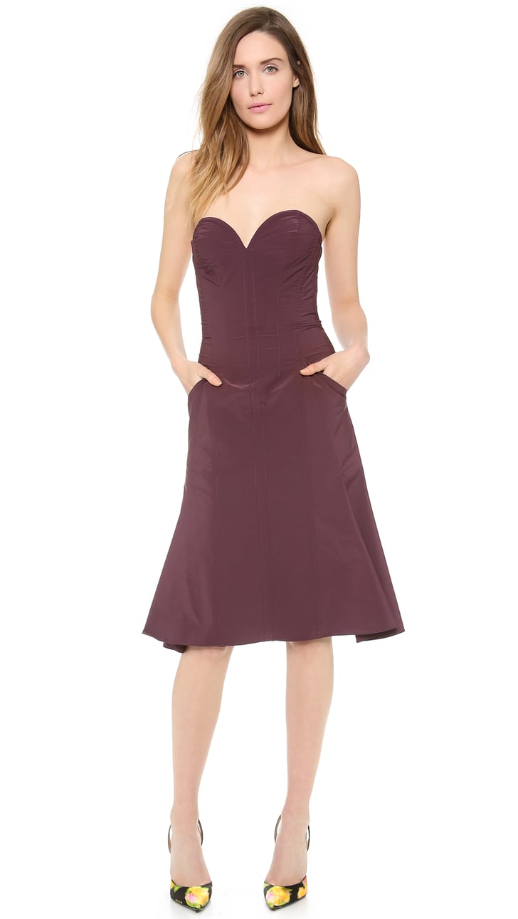 Nina Ricci Strapless Sweetheart Neckline Dress 2390 Low And Plunge Sweetheart Neckline 1763