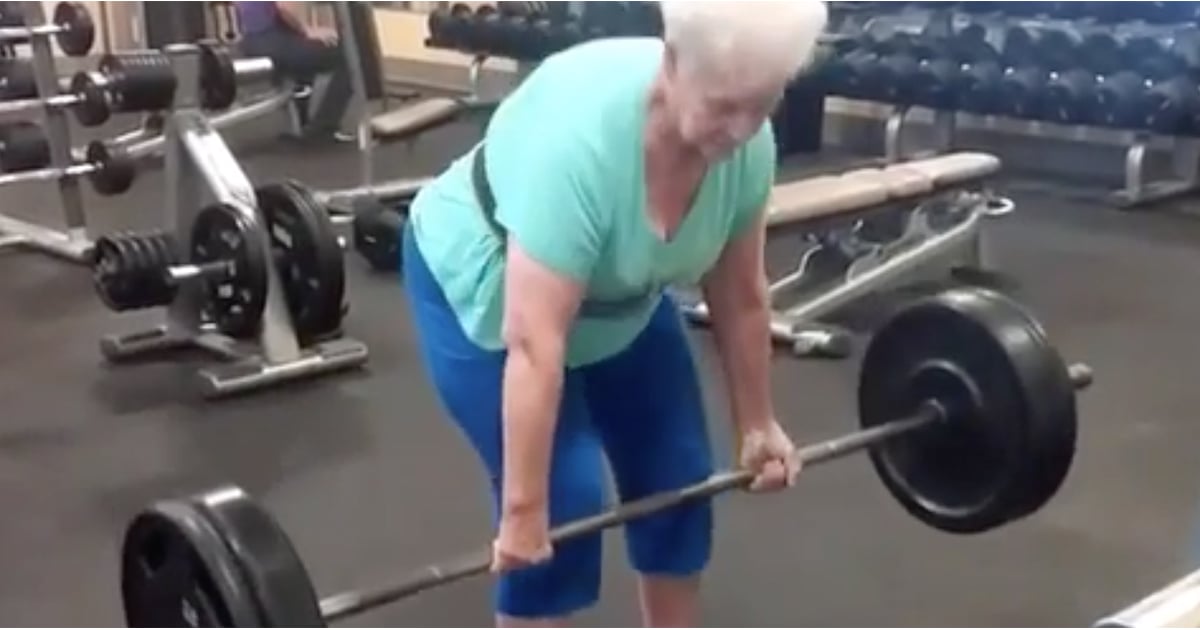 78 Year Old Woman Deadlifts 225 Pounds Popsugar Fitness