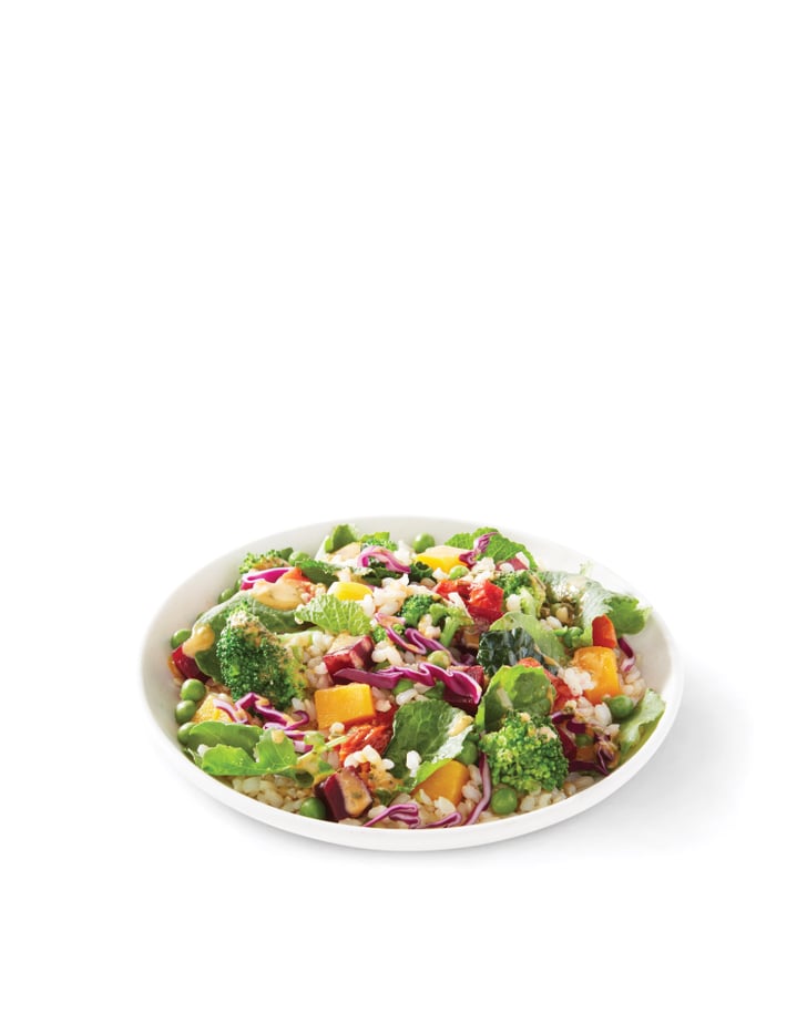 Starbucks Hearty Veggie & Brown Rice Salad Bowl Healthiest Fast Food Orders POPSUGAR