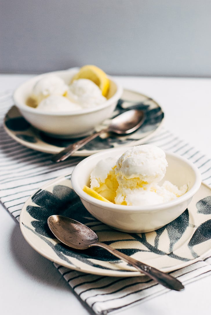 No-Churn Lemon Thyme Ice Cream