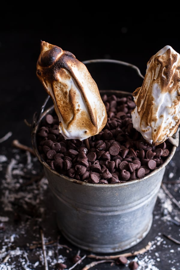 Inside-Out Peanut Butter Nutella Banana S'mores