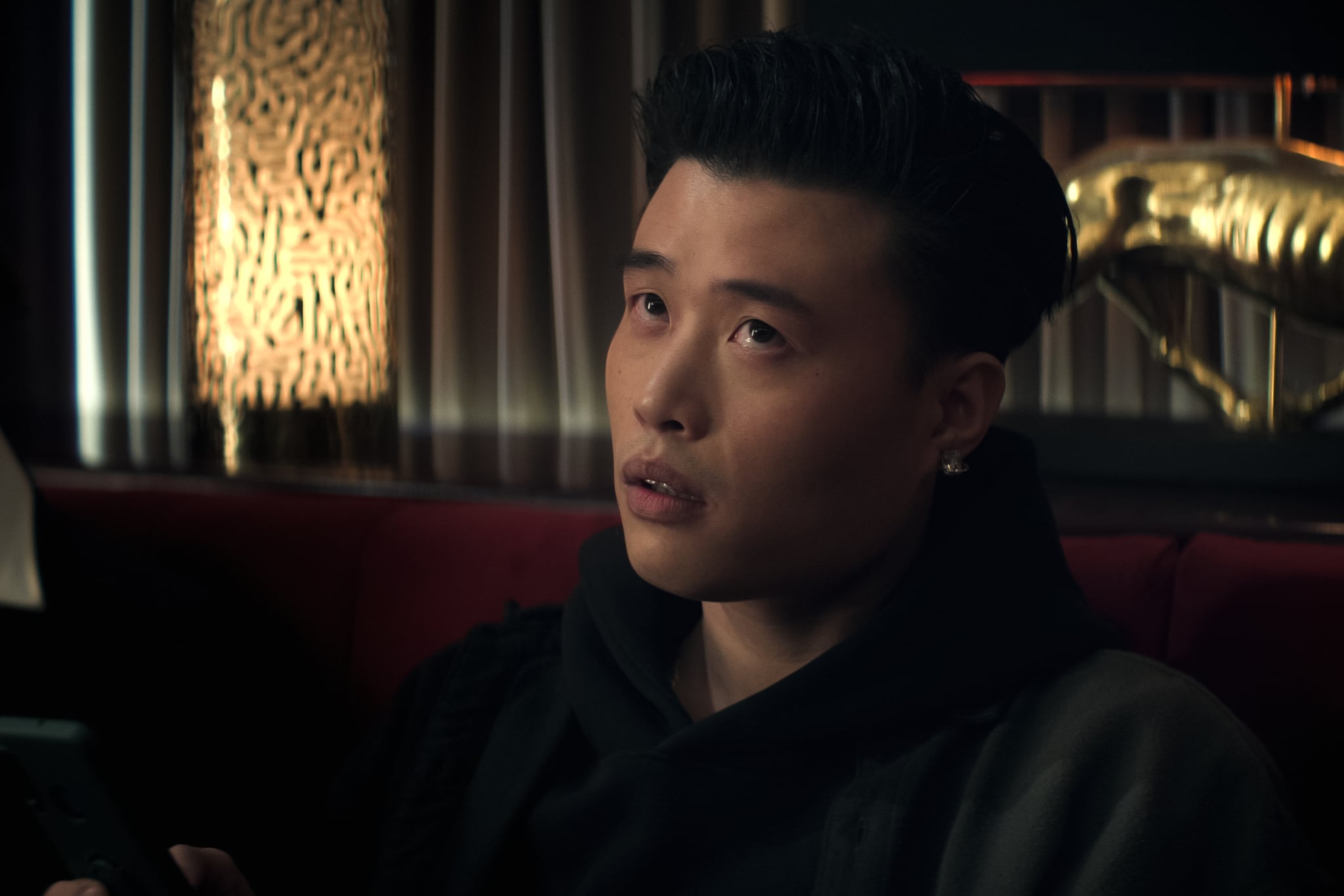 You. Aidan Cheng as Simon Soo in episode 401 of You. Cr. Courtesy of Netflix © 2022