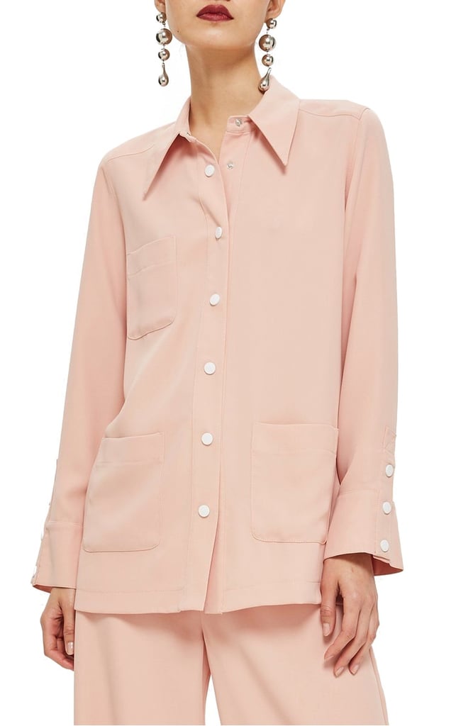 Topshop  Popper Shirt