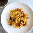 This Easy Butternut-Squash Carbonara Is Topped With Honey-Glazed Bacon Chips
