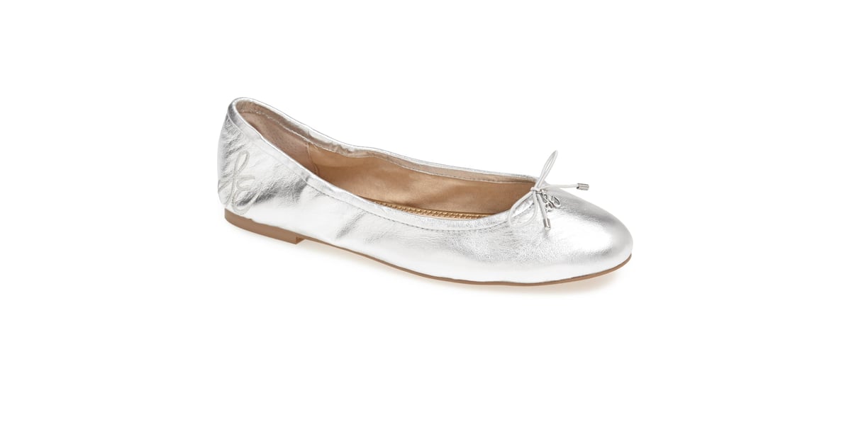sam edelman felicia flat silver
