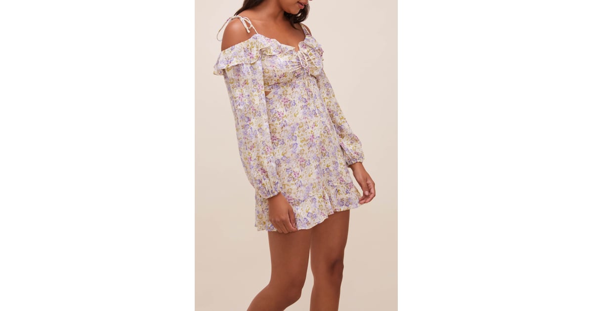 ASTR the Label Anastasia Long Sleeve Cutout Minidress Best Offthe