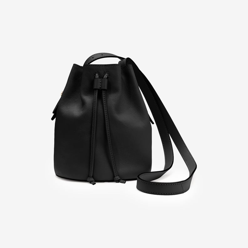 Kate Spade Saturday Mini Black Drawstring Bucket Bag