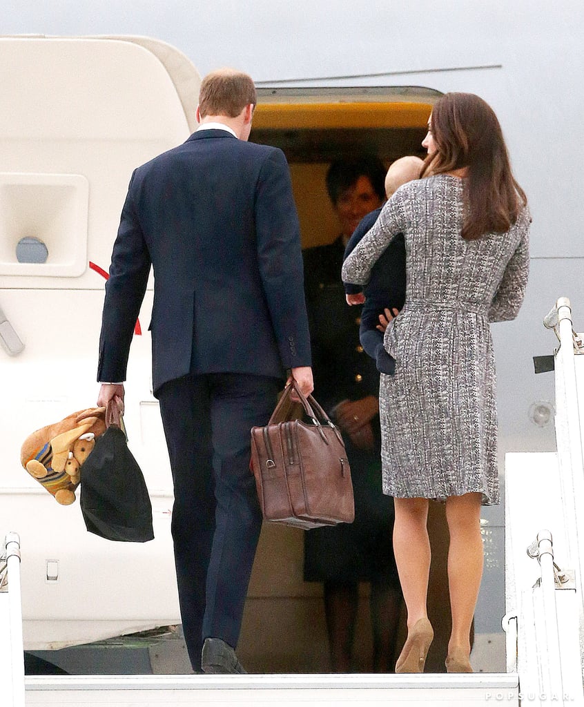 Kate Middleton and Prince William Start Tour With George