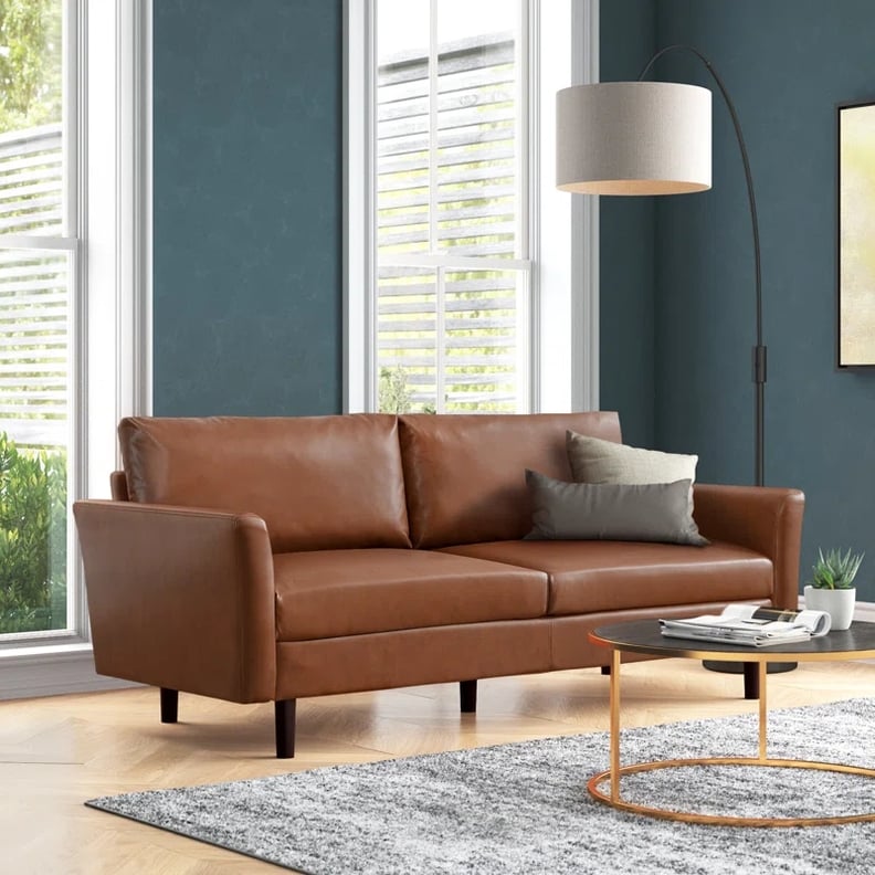 Best Vegan-Leather Sofa From Wayfair