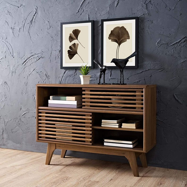 Modway Render Mid-Century Modern Two-Tier Display Stand