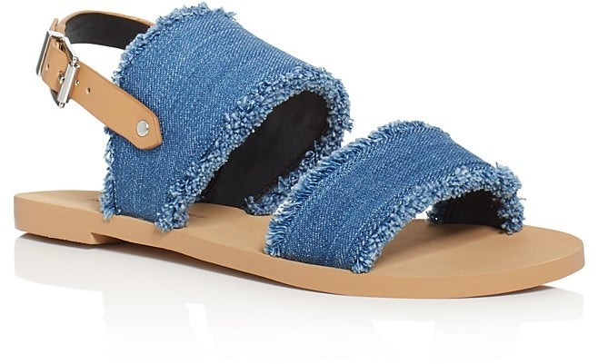 Get double the denim with Rebecca Minkoff Emery Denim Slingback Sandals ($110).
