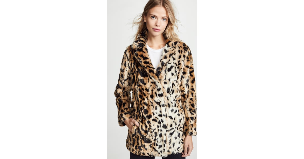 Velvet juliana leopard coat