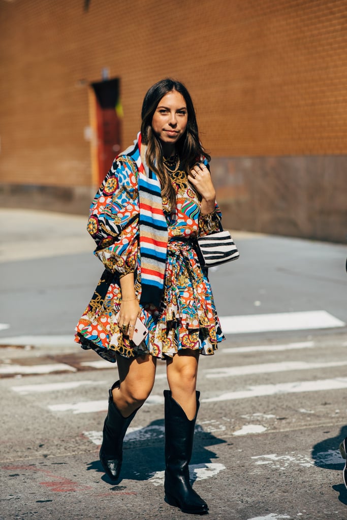 Summer Street Style: Dress and Boots